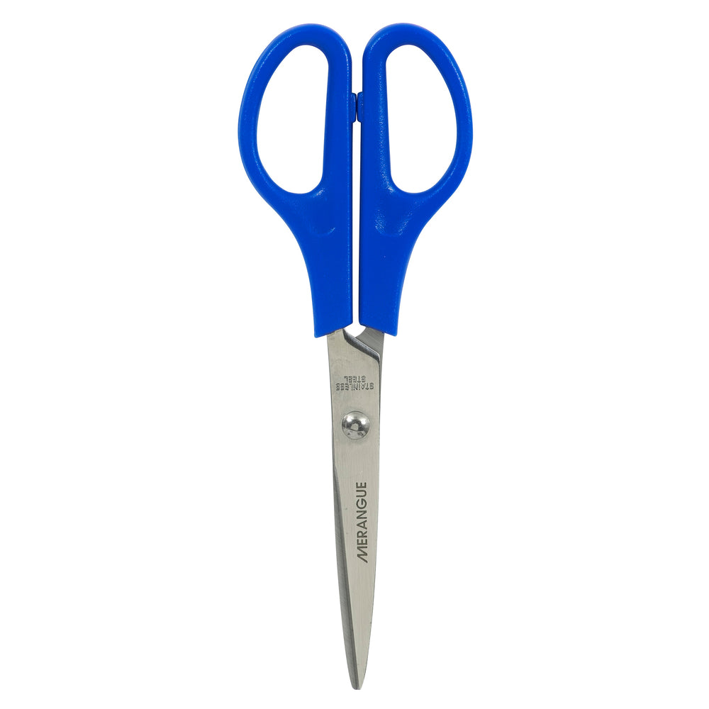 Image of Merangue 6-3/4" Pointed Tip Scissors - Blue - 12 Pack