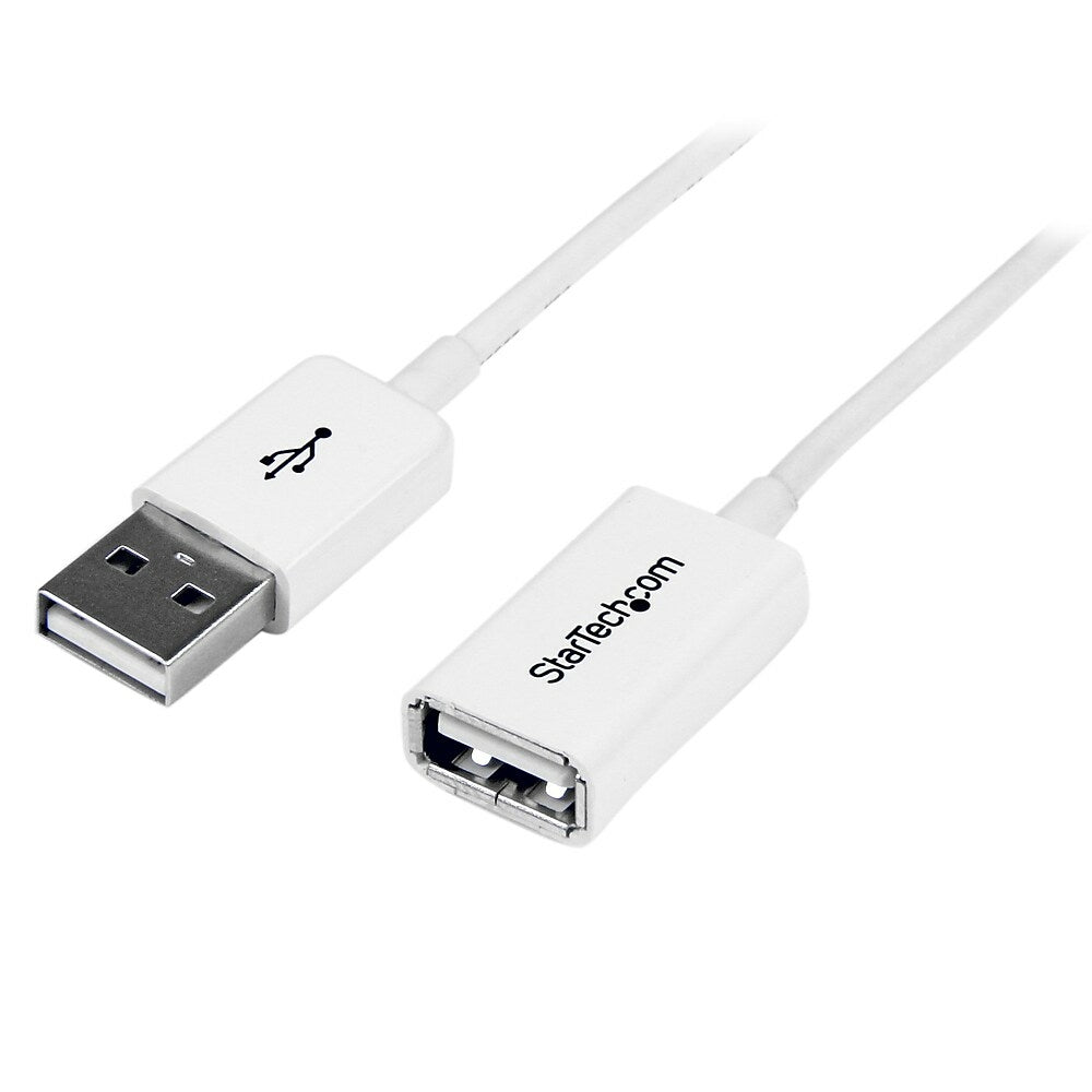 Image of StarTech White USB 2.0 Extension Cable A to A, M/F, 3m