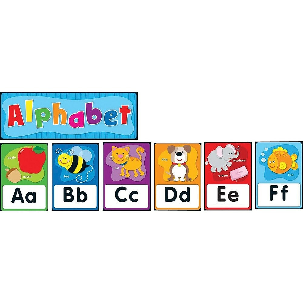 Image of Canadian Curriculum Press Alphabet Bulletin Board Set, 27 Pack