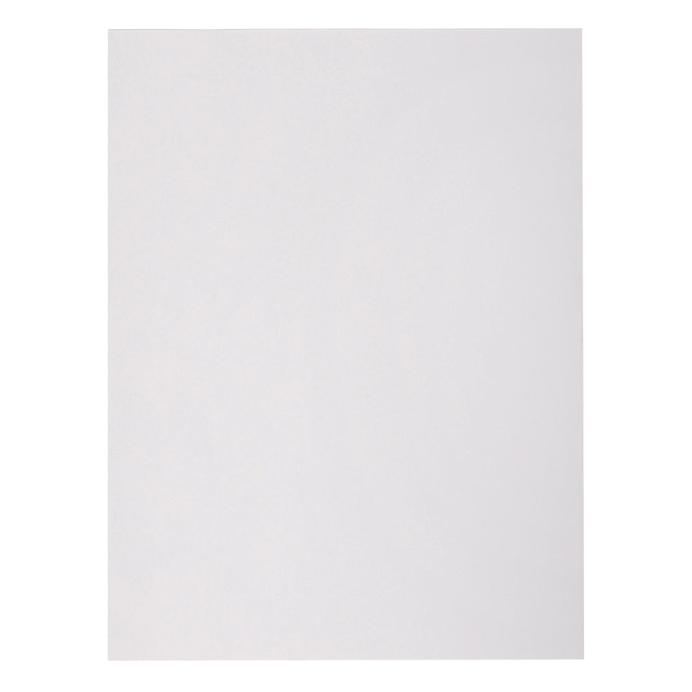 Image of North American Paper Inc. Construction Paper - 18" x 24" - White - 48 Sheets