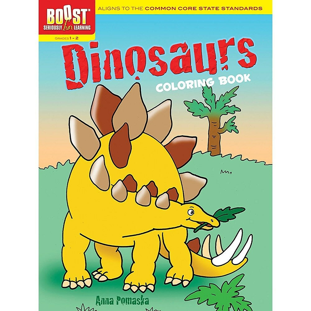 Image of Dover Boost Dinosaurs Colouring Book, 6 Pack