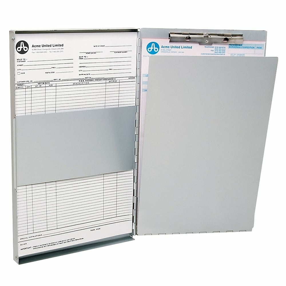 Image of Westcott Letter Size Side Hinged Aluminum Sheet holders