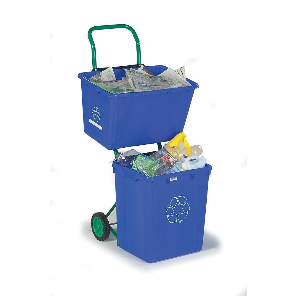 Image of Bios Living Two-Tier Recycle Cart, Green