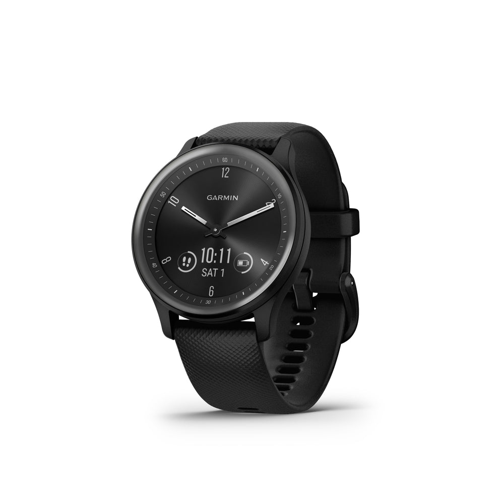 Image of Garmin Vivomove Sport GPS Smartwatch and Fitness Tracker - Black