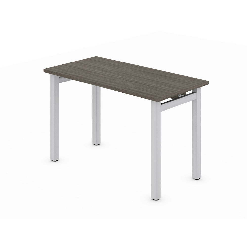 Image of Global Ionic 48" x 24" Table Desk - Absolute Acajou, Grey