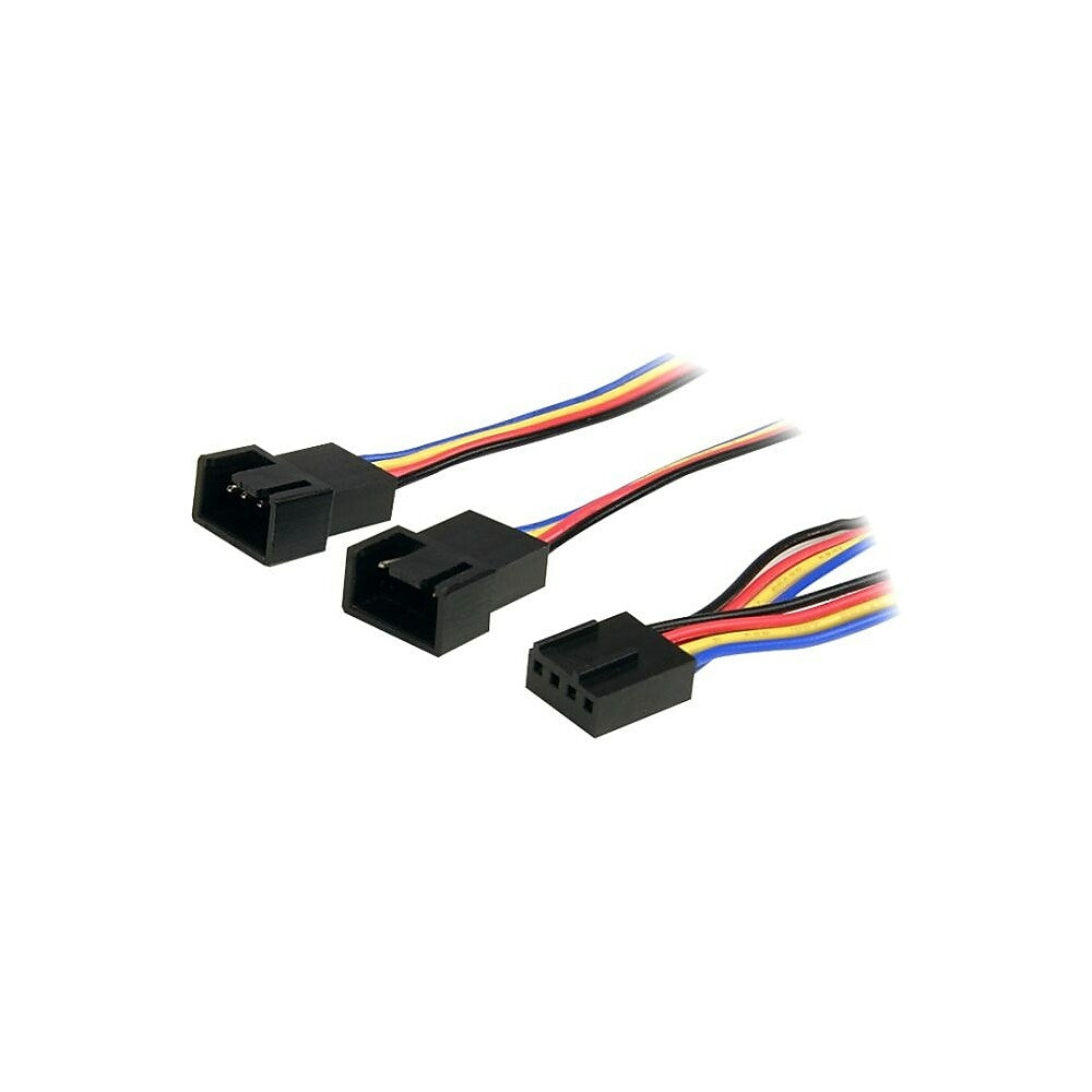 Image of StarTech FAN4SPLIT12 4 Pin Fan Power Splitter Cable