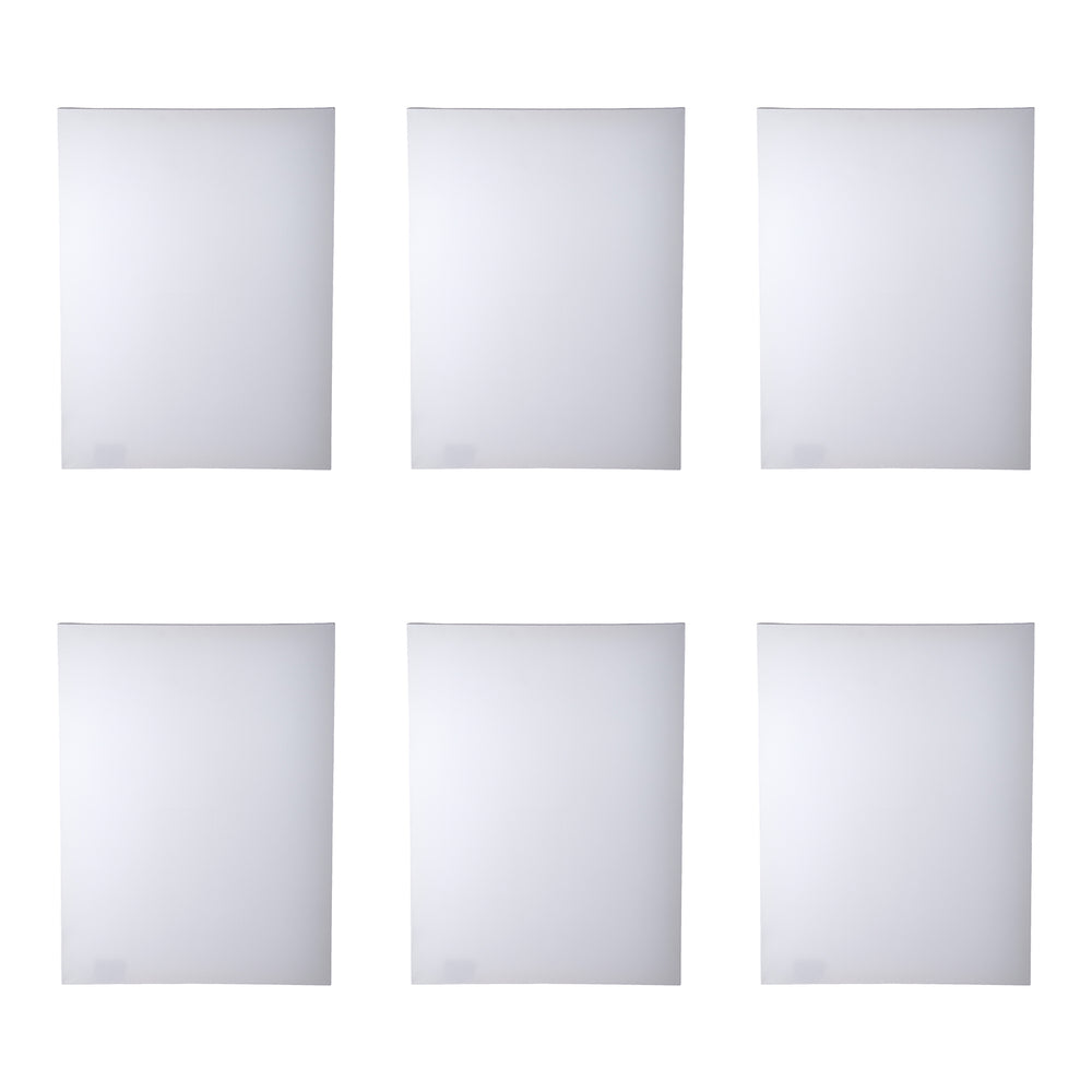 Image of Time 4 Crafts Blank Cotton Canvas with Wooden Frame - 18" x 24" - White - 6 Pack