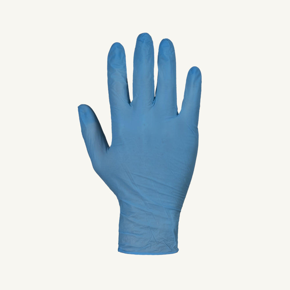 Image of KeepKleen Nitrile Powder-Free Medical Gloves - Blue - Small - 100 Pack