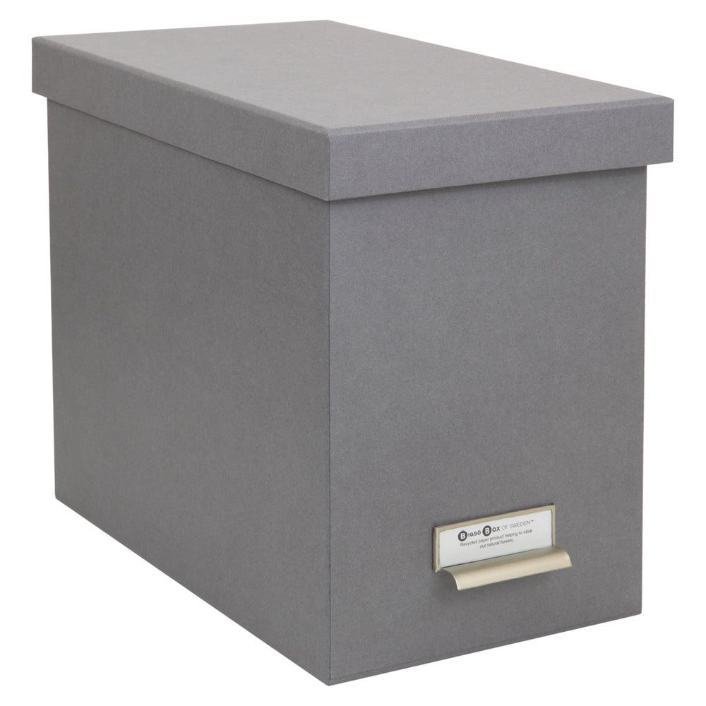Image of Bigso Box Of Sweden John Lidded File Box - Grey