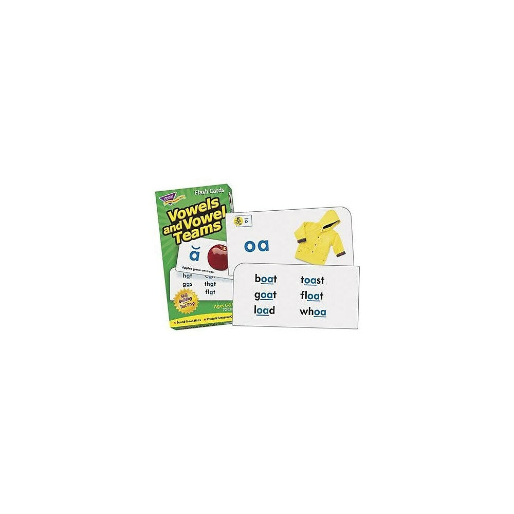 Image of Trend Enterprises Vowels and Vowel Teams Skill Drill Flash Cards, Grades 1th - 3rd (T-53008)