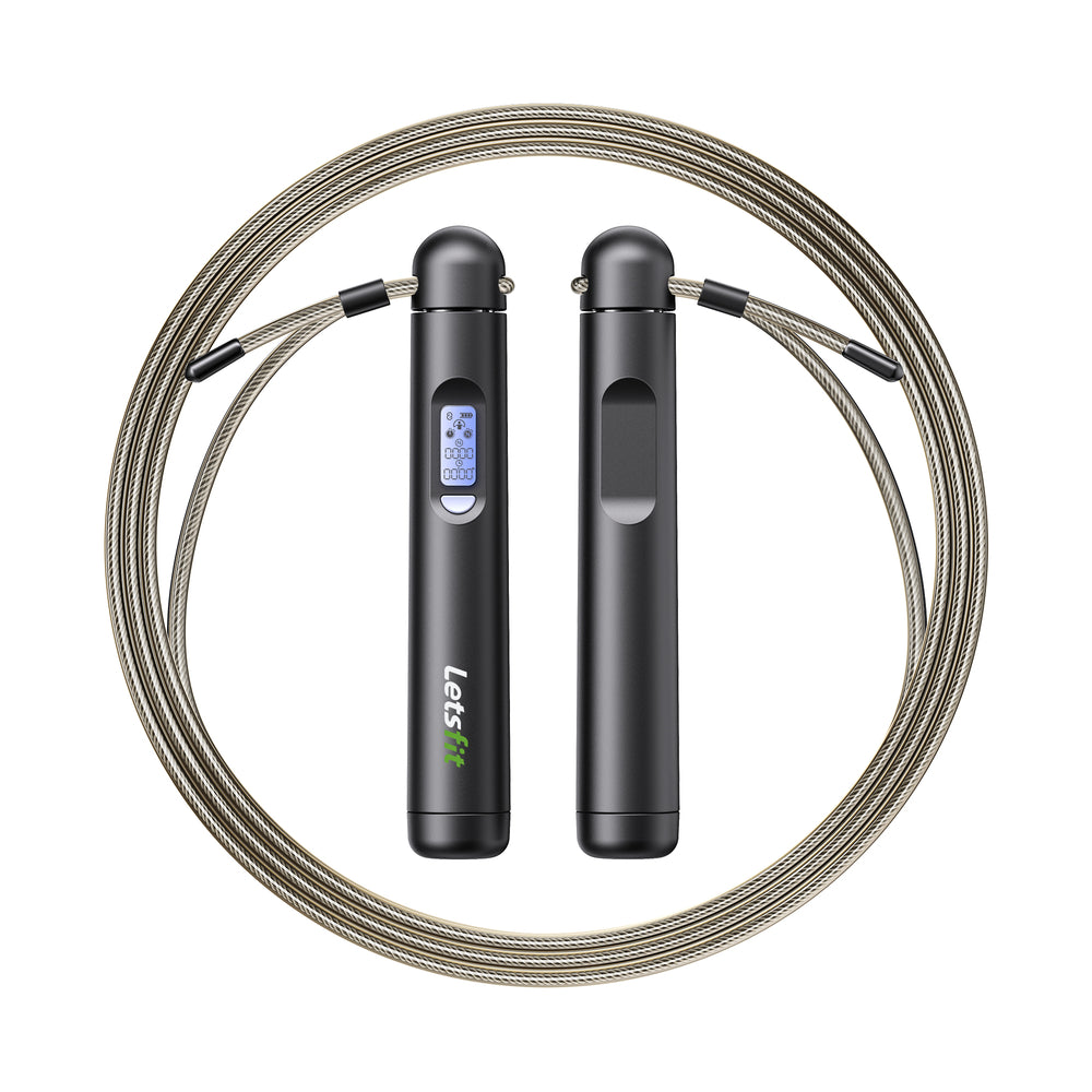 Image of Letsfit Smart Jump Rope - Black