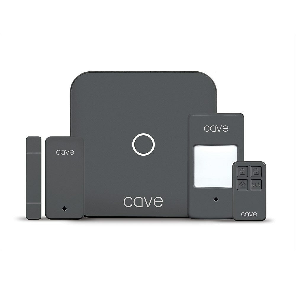 Image of Veho Cave Wireless Smart Home Security Starter Kit, Black