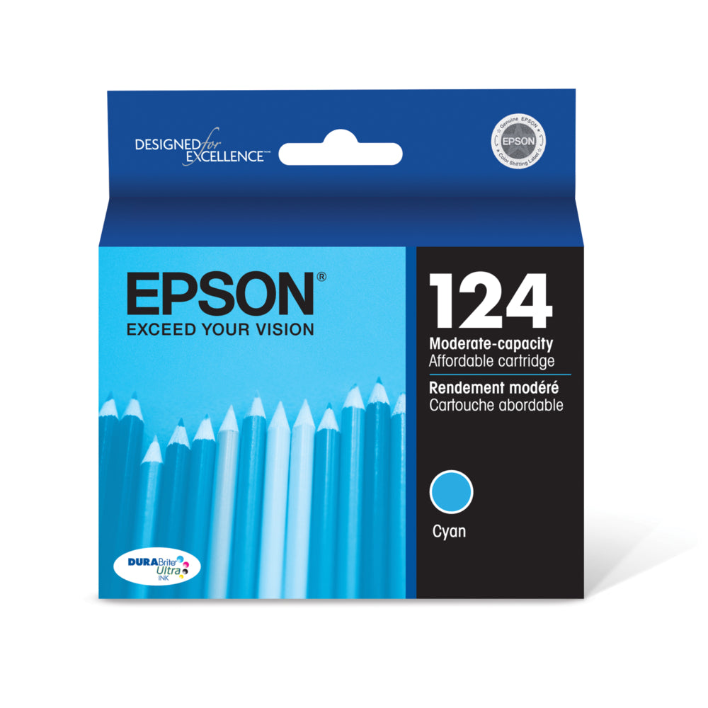 Image of Epson 124 Ink Cartridge - Cyan