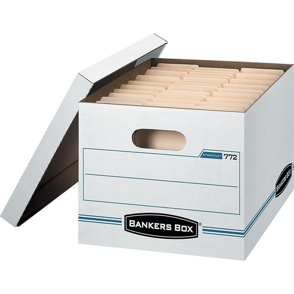 Image of Bankers Box Stor/File Letter/Legal Storage Box, 25 Pack