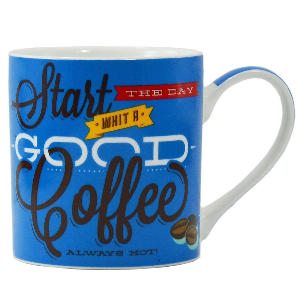 Image of Tannex "Start the Day" Coffee Mug w/ Gift Box, 15oz, 4 Pack