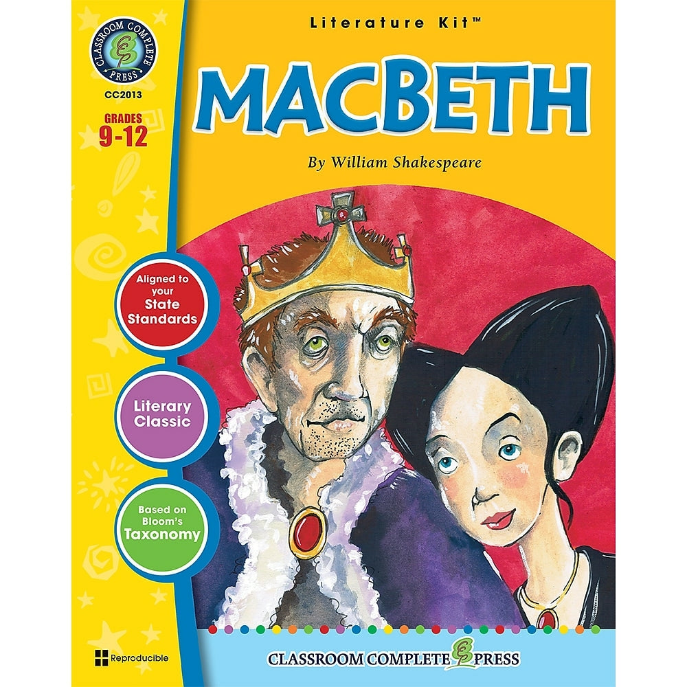 Image of eBook: Literature Kits Macbeth - Literature Kit - by Classroom Complete Press - Grade 9 - 12