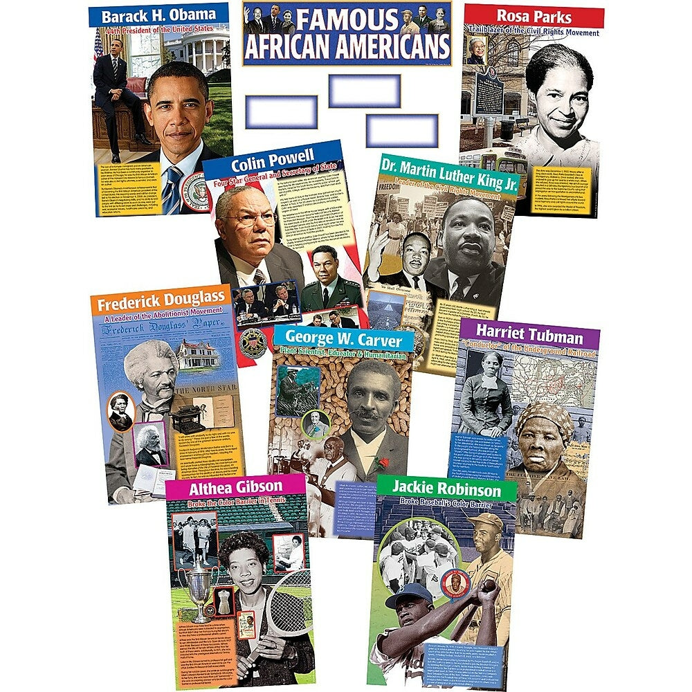 Image of Teacher Created Resources Bulletin Board Display Set, Famous African Americans (TCR4752)