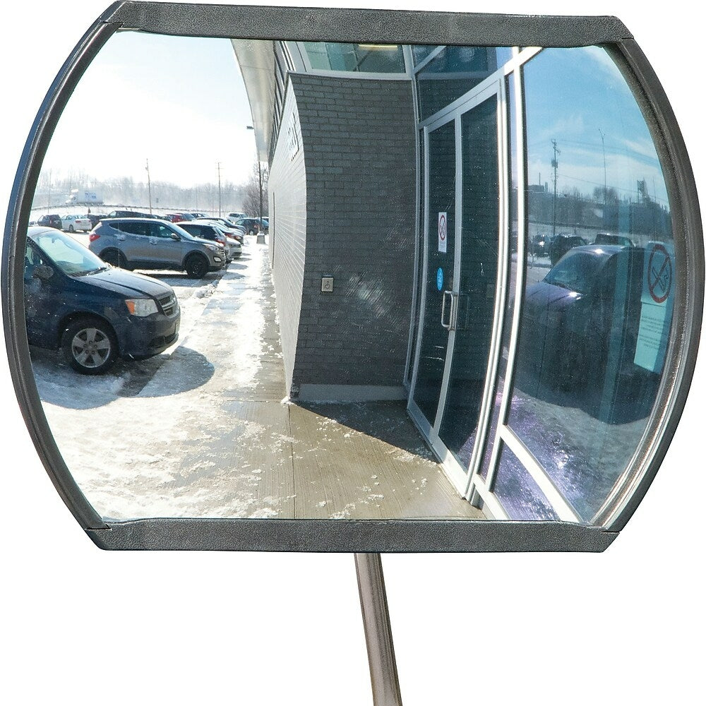 Image of Zenith Safety Roundtangular Convex Mirror, 24", Outdoor