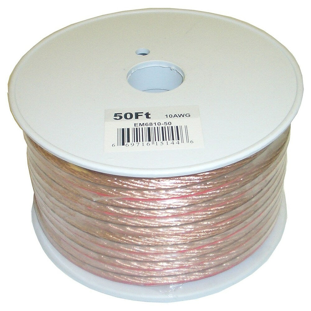 Image of Electronic Master 50' 2 Wire Speaker Cable with 10awg, 3.5" x 5.9" x 5.9", Copper