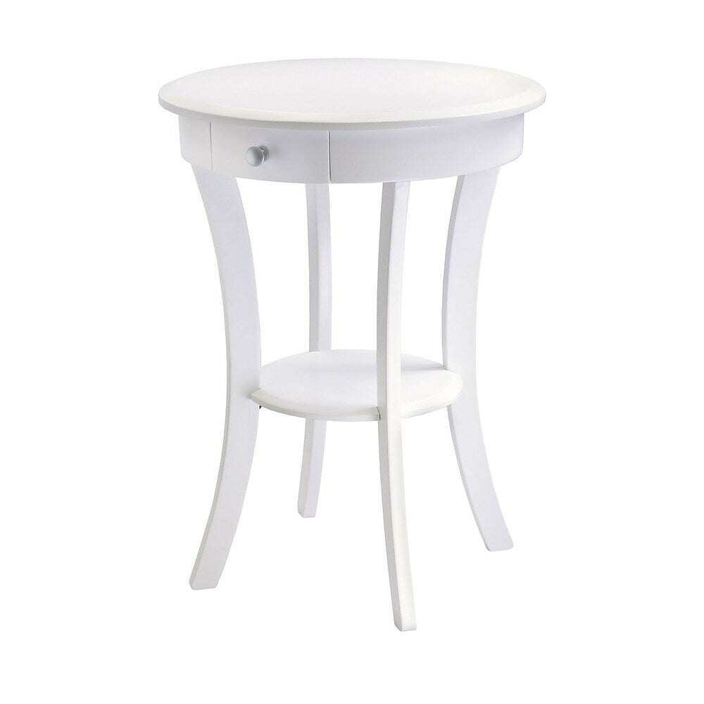 Image of Winsome Sasha Round Accent Table, White