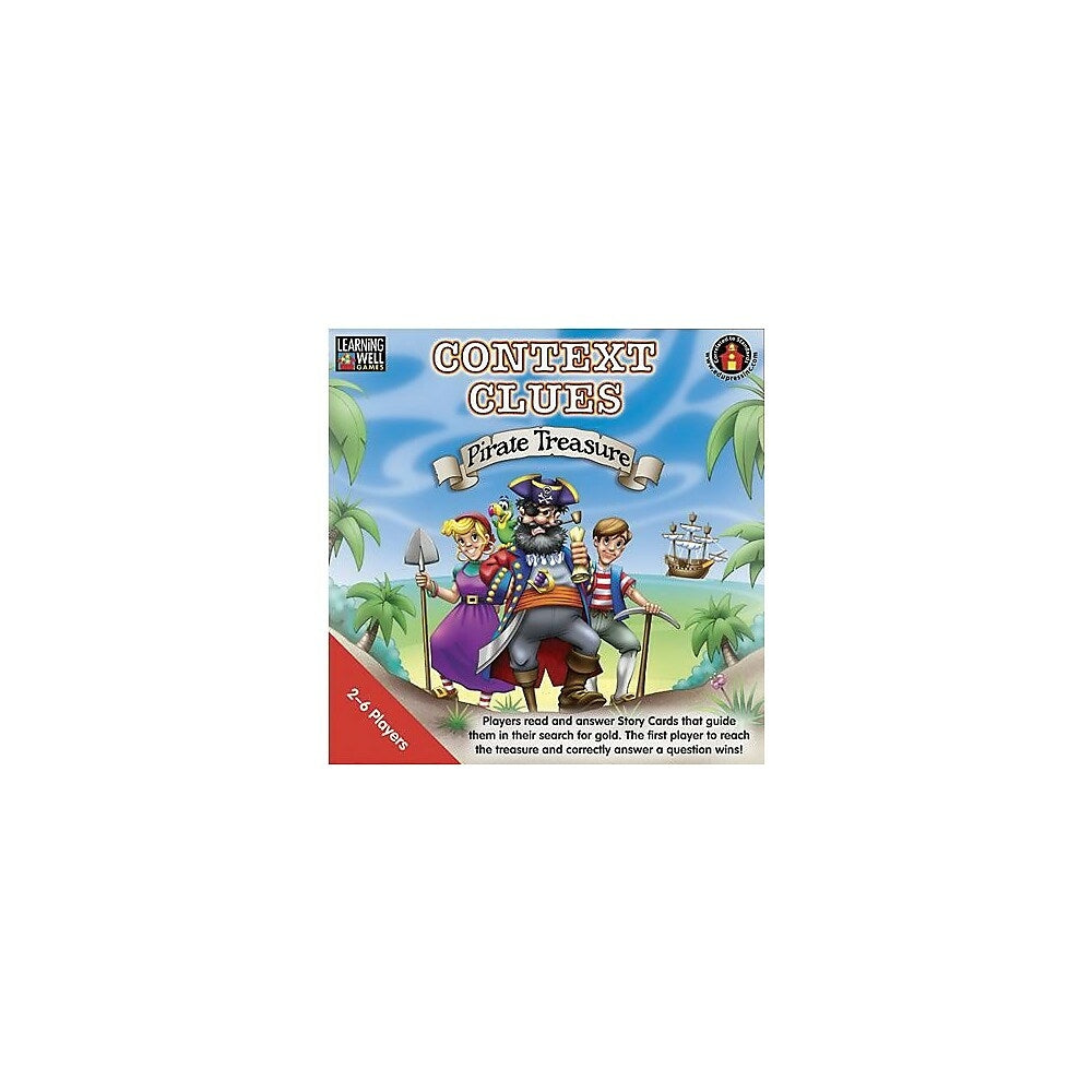 Image of Edupress Context Clues - Pirate Treasure Game, Red Level, Grade 3 - 12 (LRN302)