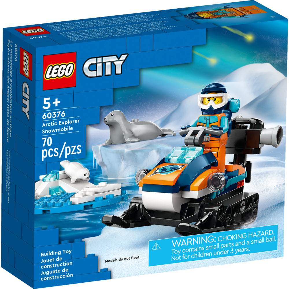 Image of LEGO City Arctic Explorer Snowmobile Playset - 70 Pieces