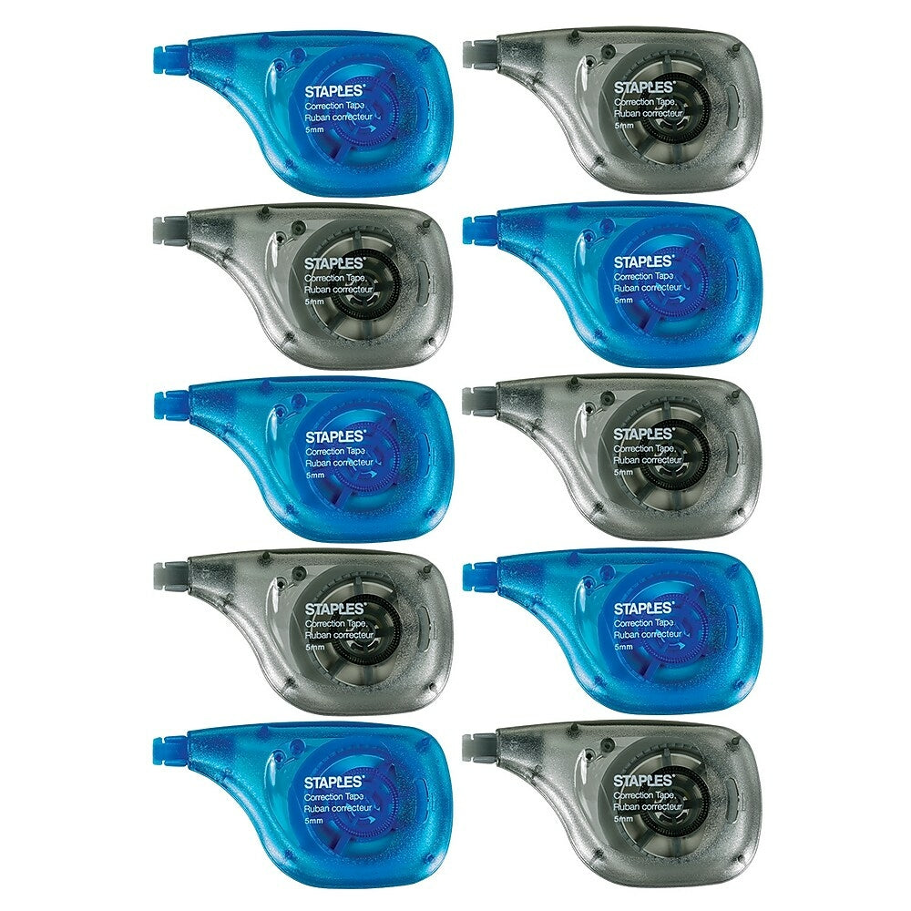 Image of Staples Sidewinder Correction Tape - 10 Pack