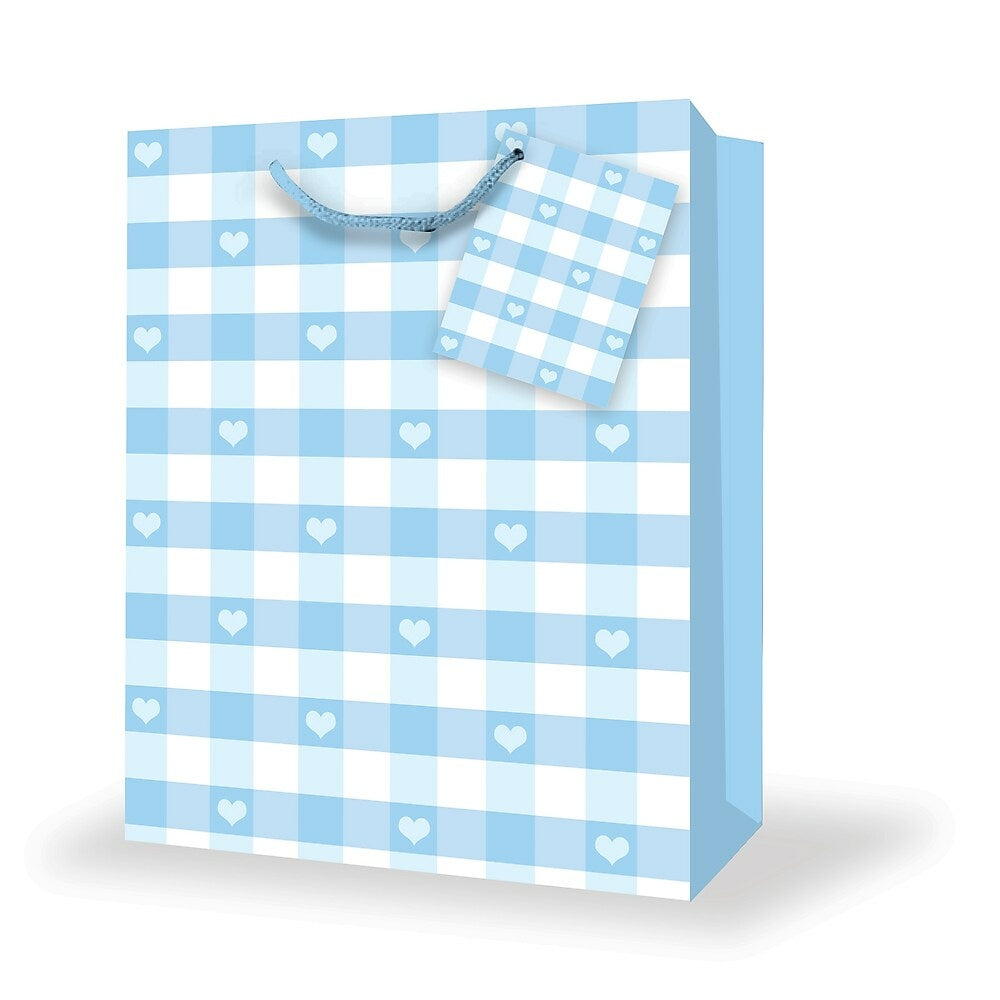 Image of Millbrook Studios Baby Gift Bags - Small - Blue - 12 Pack (47400)