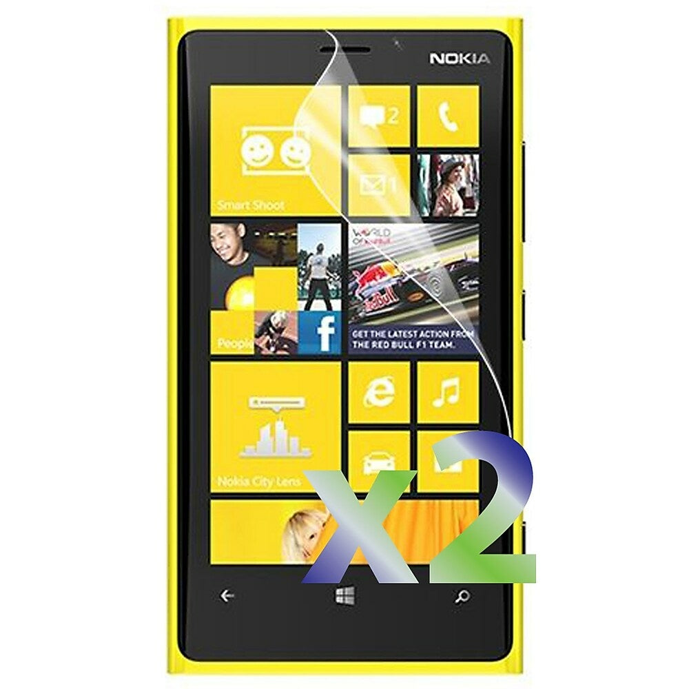 Image of Exian Nokia Lumia 920 Screen Protector, 2 Pieces, Clear