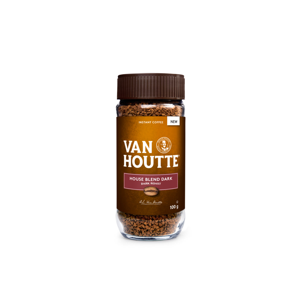 Image of Van Houtte House Blend Dark - Dark Roast - Instant Coffe - 100g Each