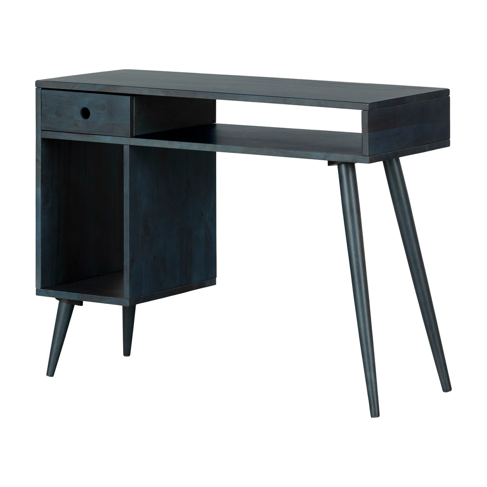 Image of South Shore Kodali Small Computer Desk - Dark Blue