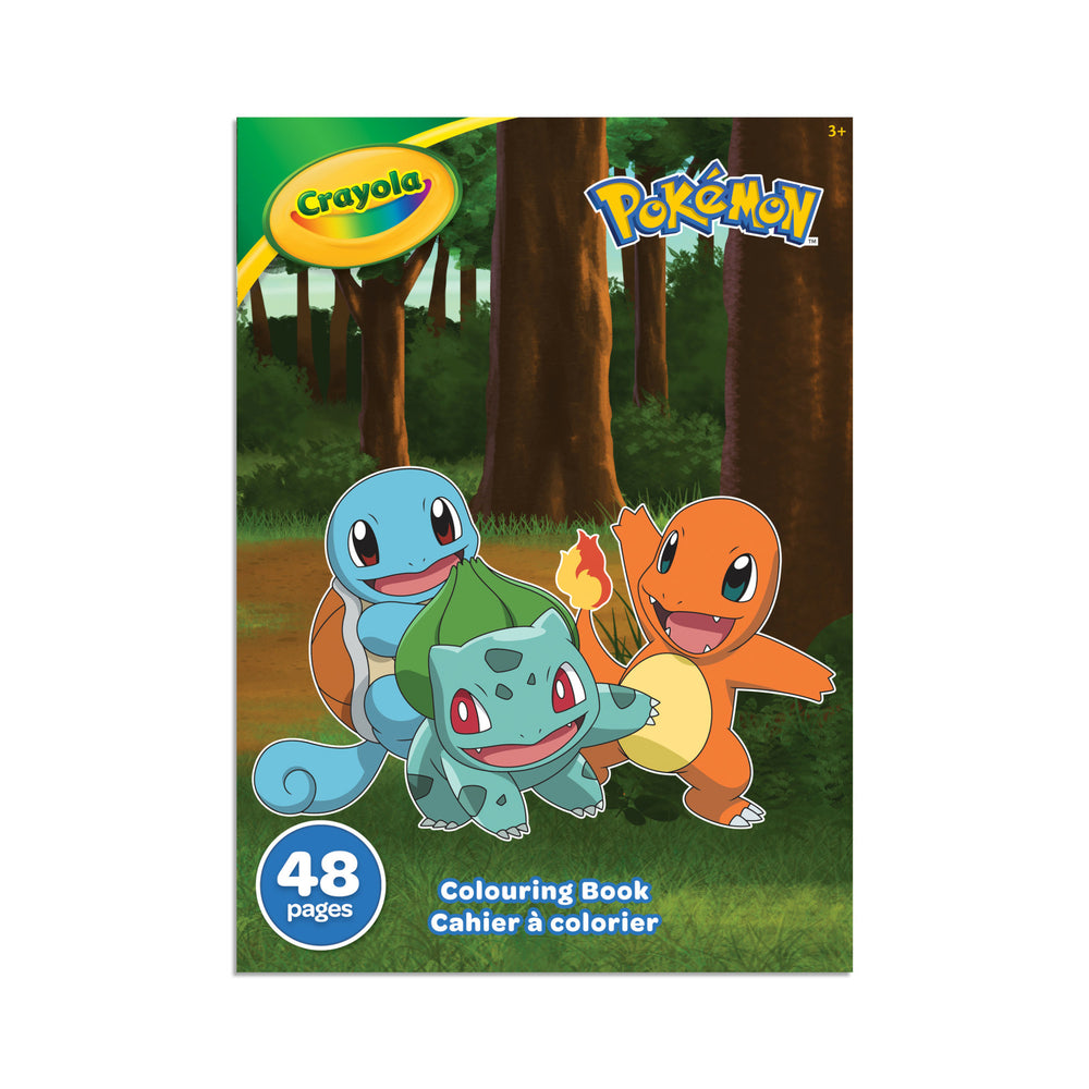 Image of Crayola Pokemon Colouring Book - 48 Pages