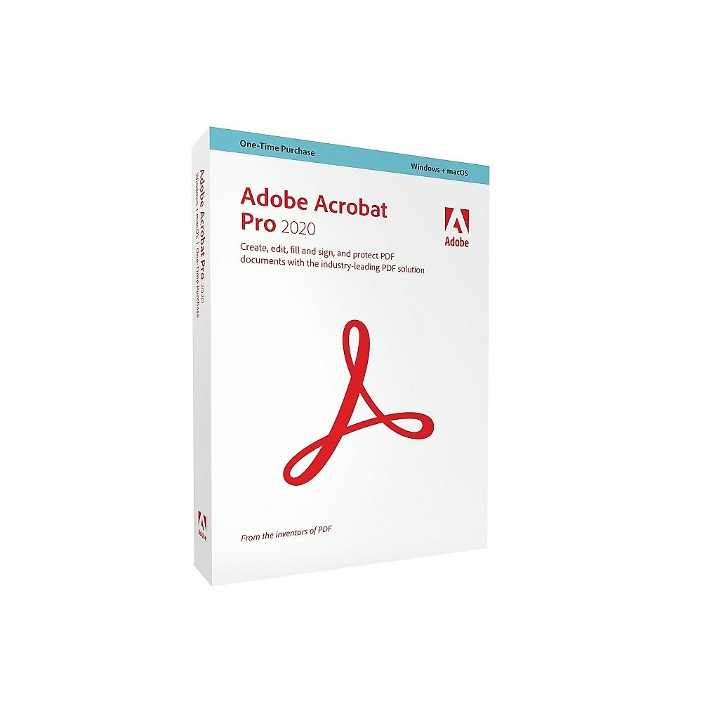 Image of Adobe Acrobat Pro 2020 Multiple Platforms Universal, English, 1 User