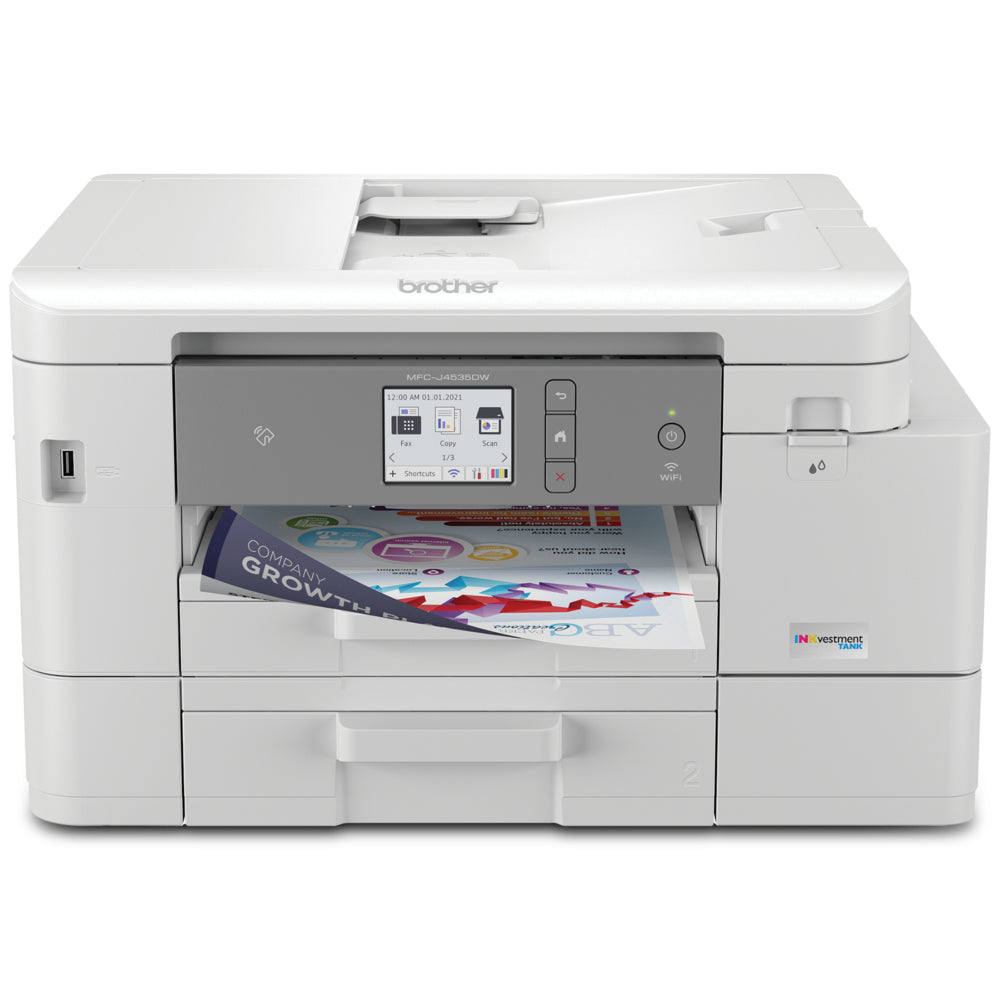 Image of Brother MFC-J4535DW INKvestment Tank All-in-One Colour Inkjet Printer