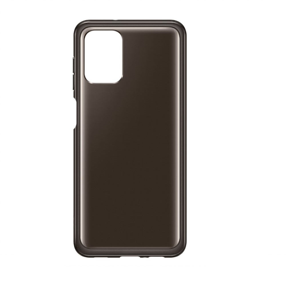 Image of Samsung Soft Clear Cover Case for Samsung Galaxy A12 - Black