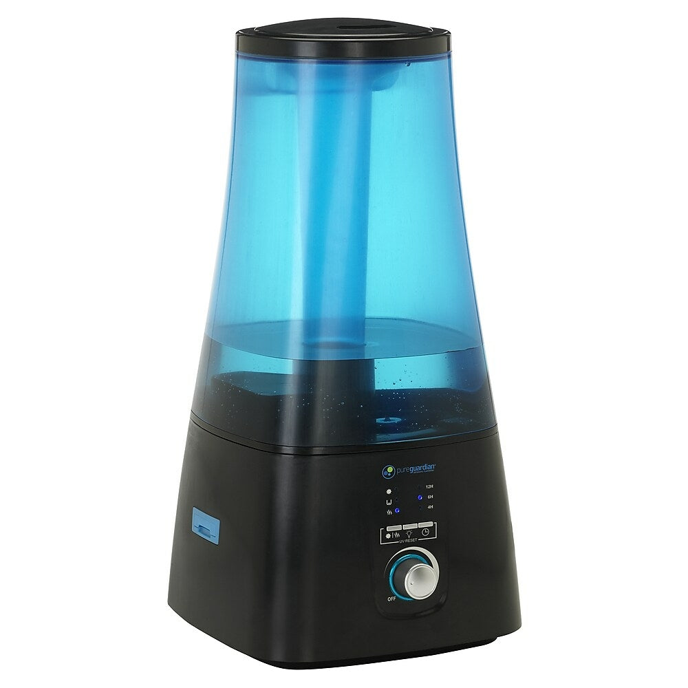 Image of PureGuardian H5450BCA 100-Hr Ultrasonic Warm & Cool Mist Humidifier with UV-C & Aromatherapy Tray