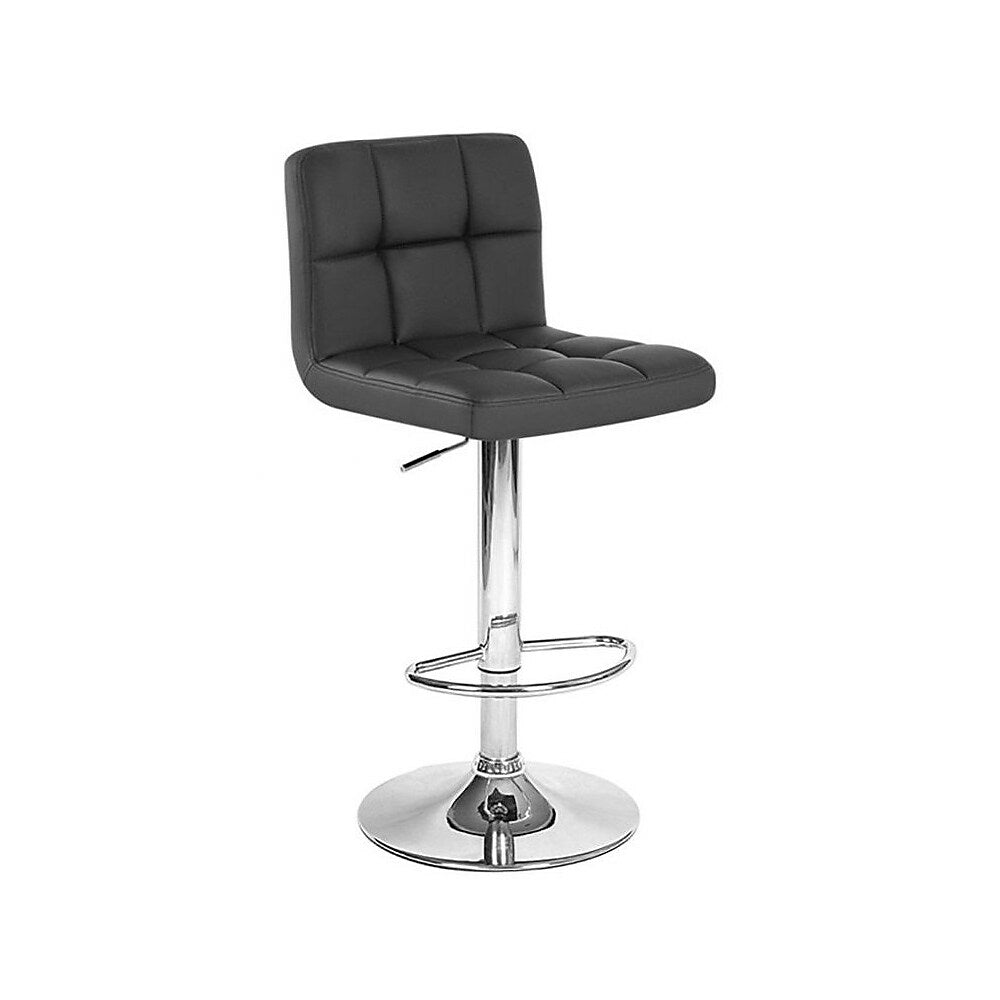 Image of Plata Import, Paul Adjustable Stool, Black (ST-8106-BLACK)