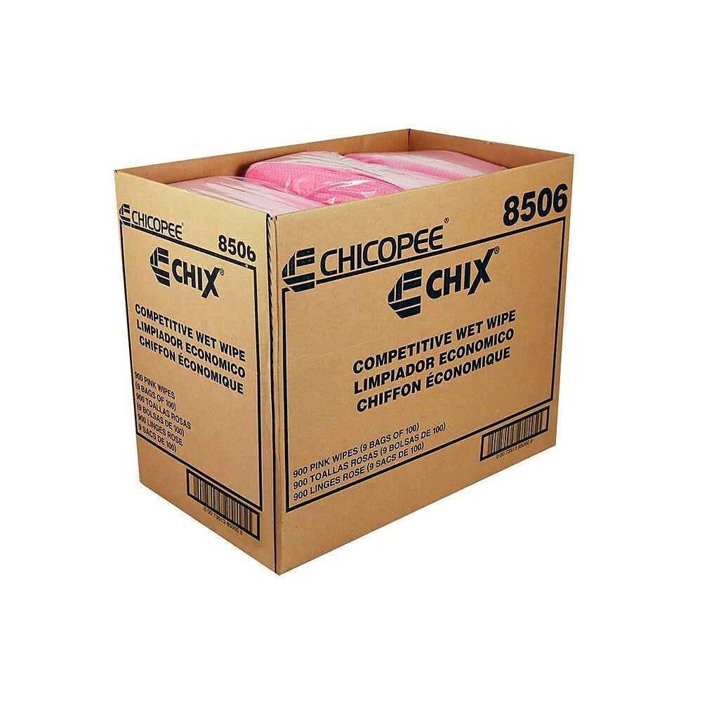 Image of Chicopee Chix Rayon Food Service Wipers, Non-Woven Wet, 100 Pack, 900 Pack