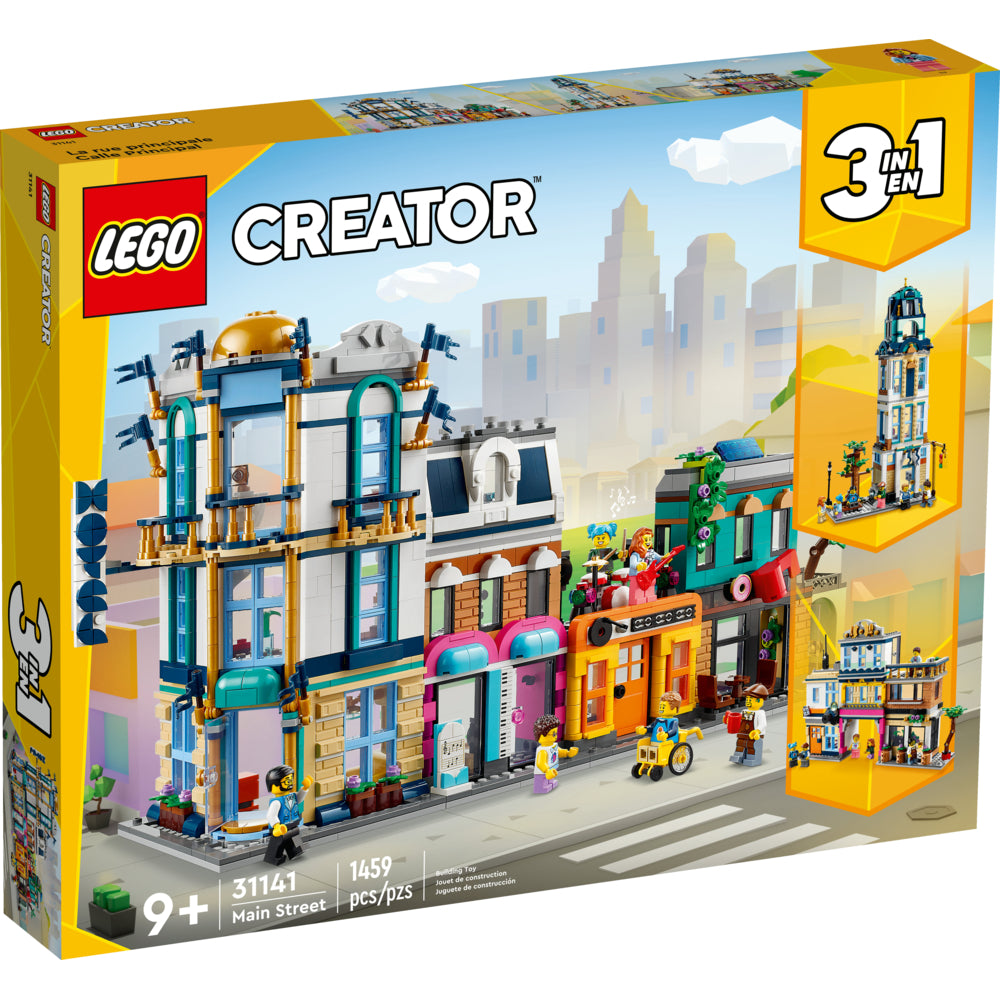 Image of LEGO Creator 3-in-1 Main Street Building PlaySet - 1459 Pieces