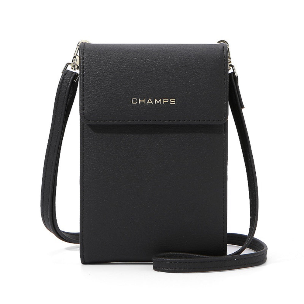 Image of Champs RFID Blocking Smartphone Bag - Black, Black_74085