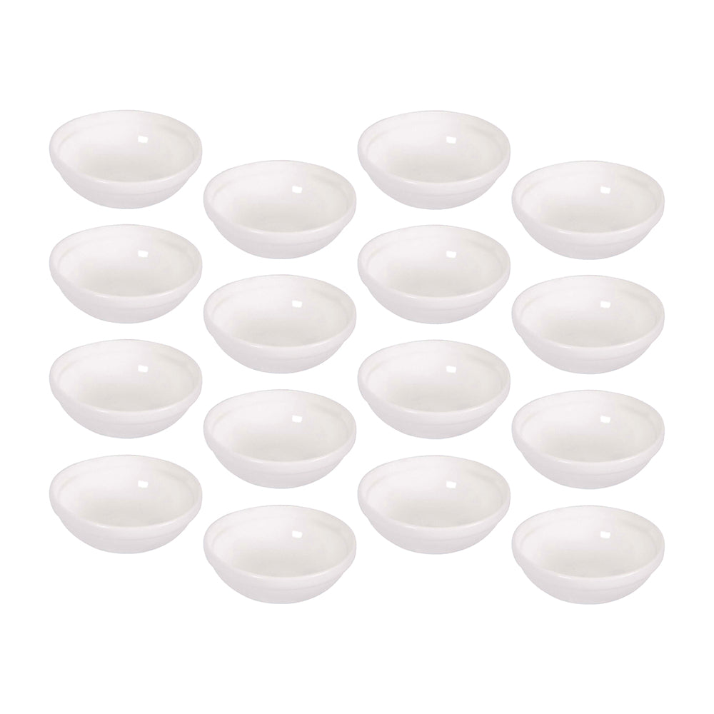 Image of Maxwell & Williams Basic Chef Bowl - 3.5" - White - 16 Pack