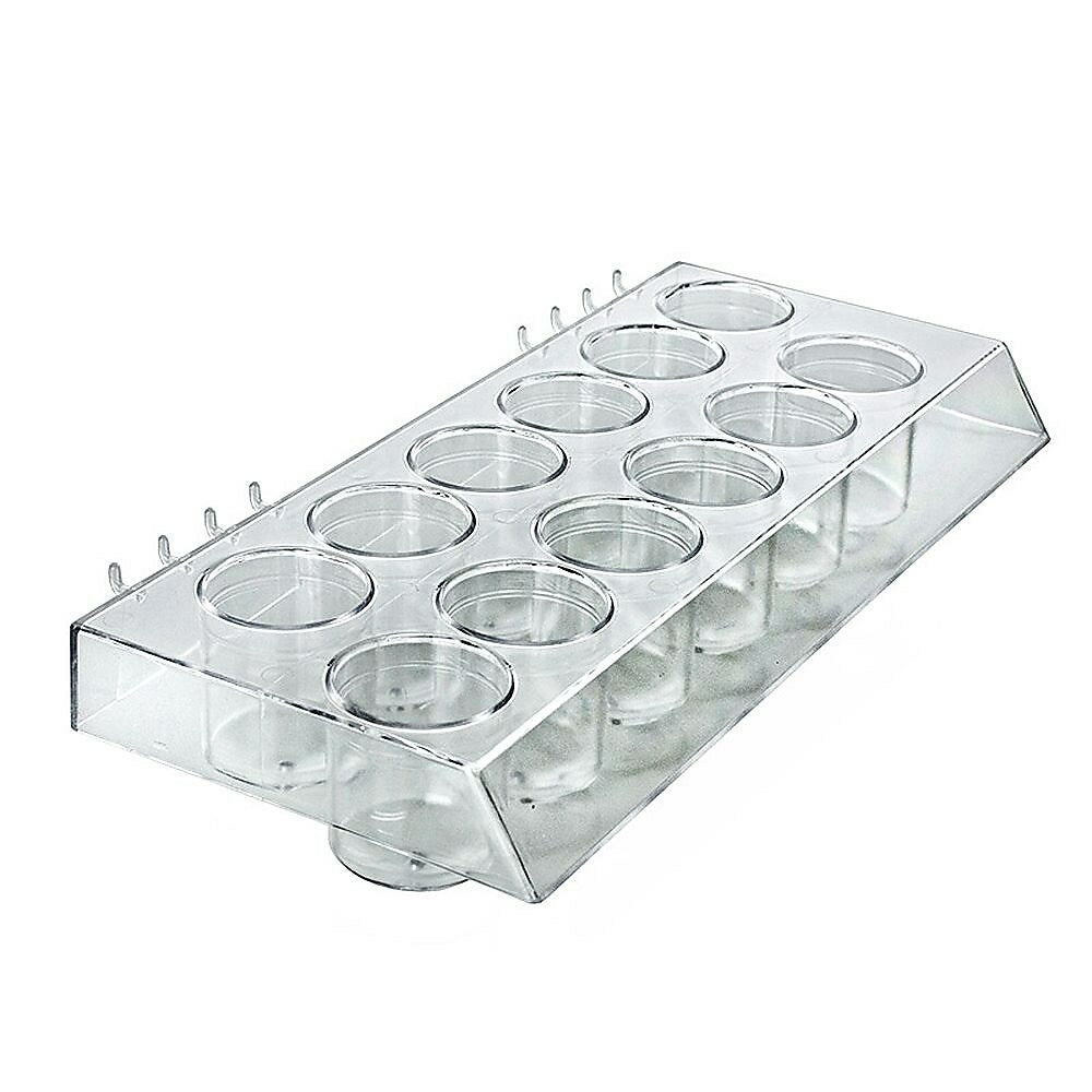 Image of Azar Displays 12-Cup Molded Display Tray, 2 Pack (225579)