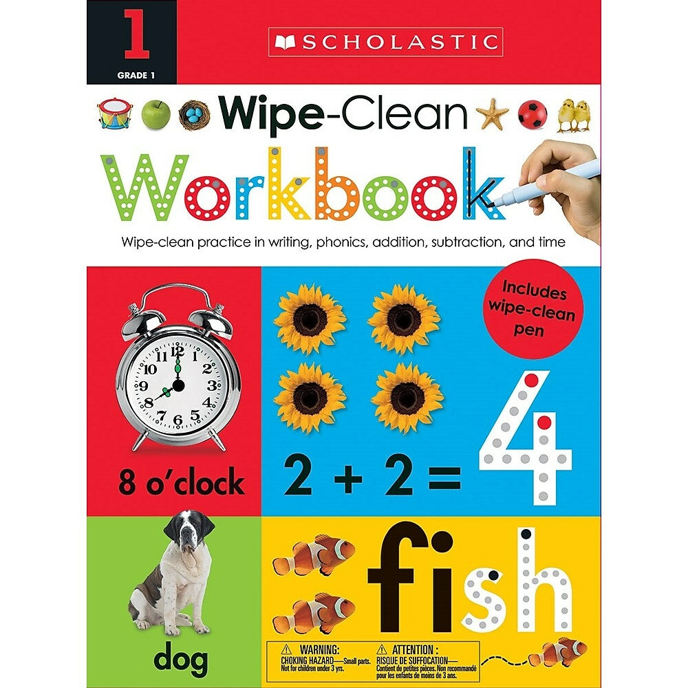 Image of Scholastic Wipe-Clean Workbook: Scholastic Early Learners Wipe-Clean Workbook - Grade 1