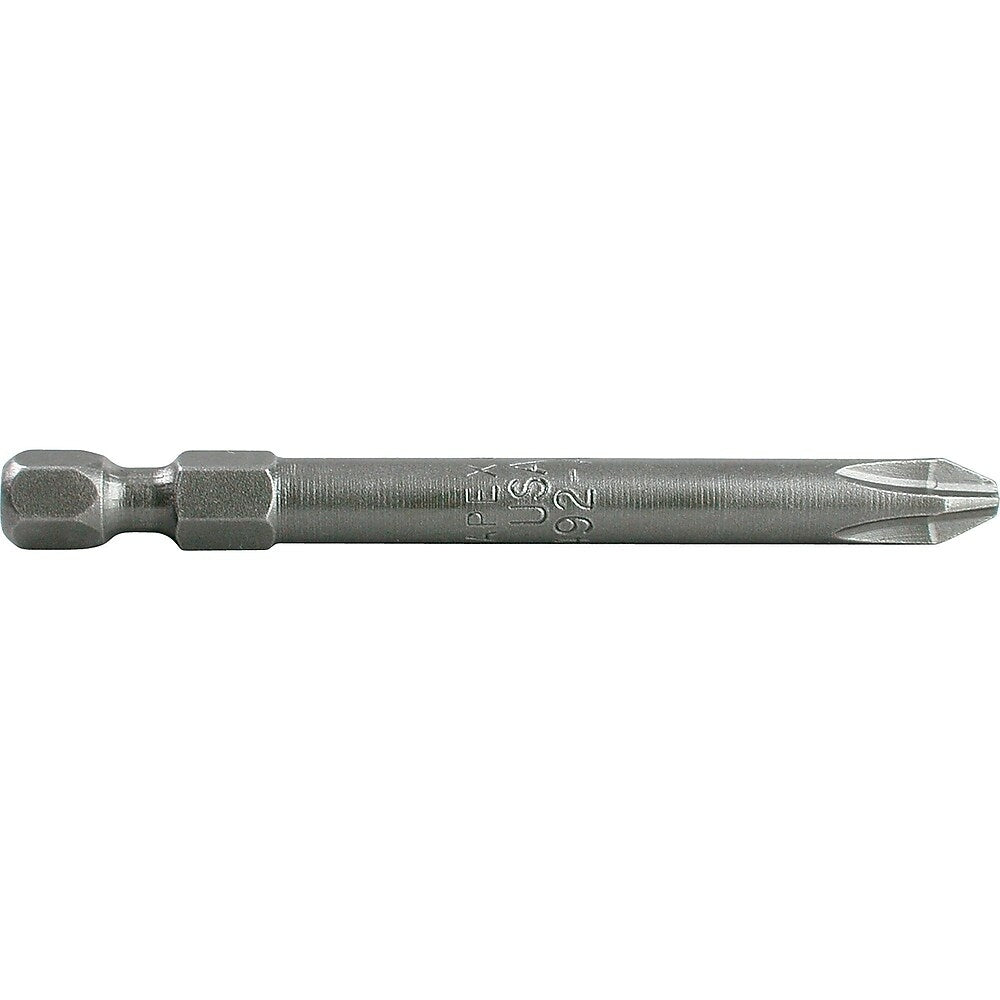 Image of Apex 1/4" Phillips Power Drives, Phillips, #3 Tip, 1/4" Drive Size, 6" Length - 12 Pack