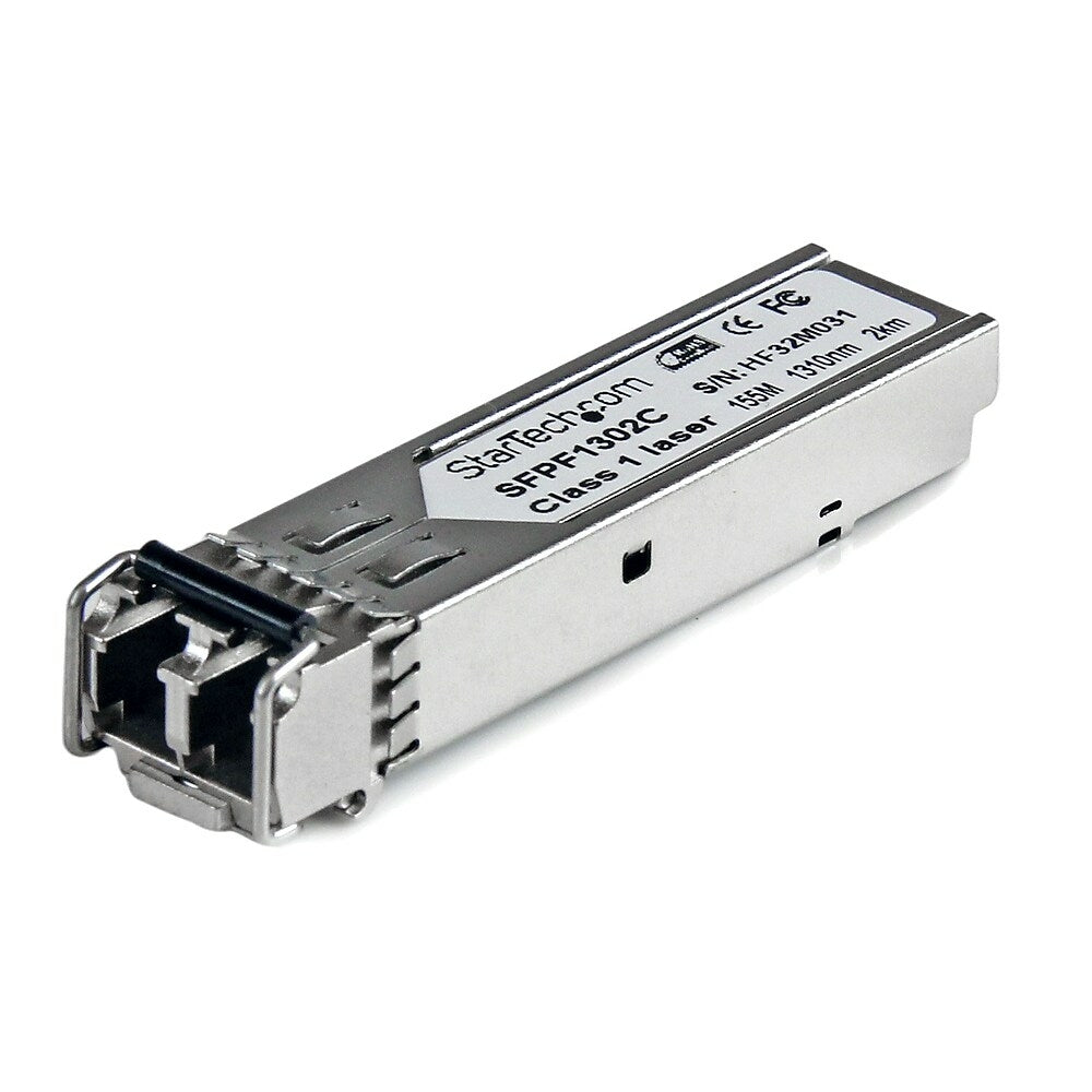 Image of StarTech Cisco Compatible 100 Mbps Fiber Sfp Transceiver Module Mm Lc with Ddm, 2 Km (Mini-Gbic)