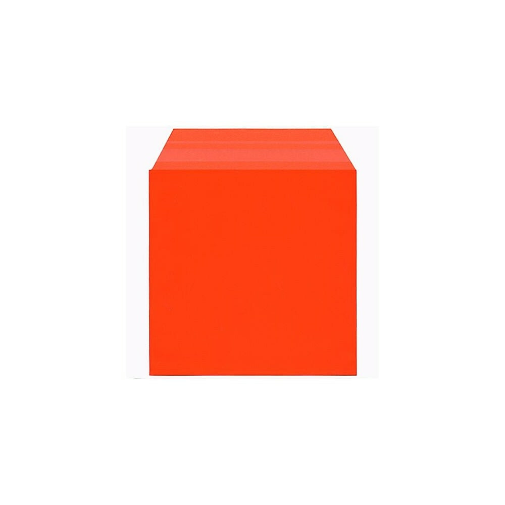 Image of JAM Paper Cello Sleeves, 6 1/16 x 6 3/16, Orange, 100 Pack (66OR1)