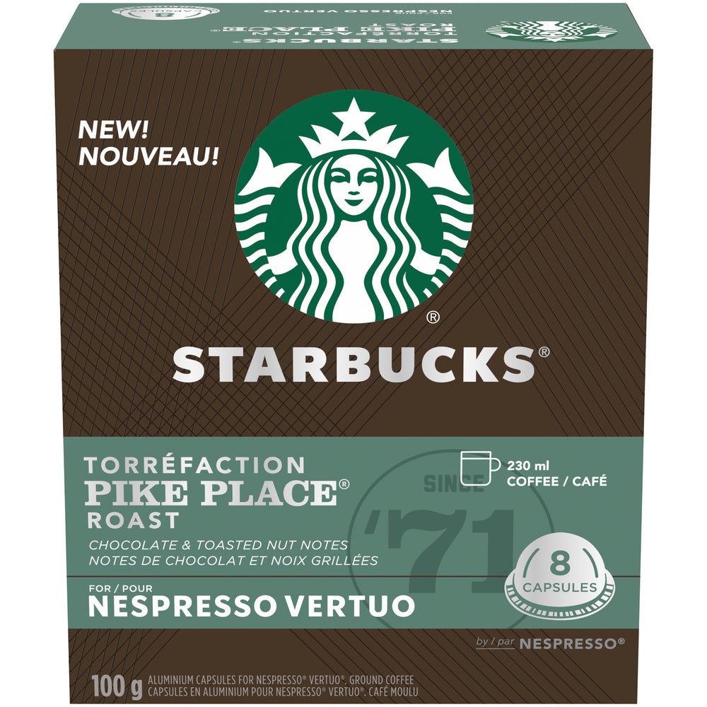 Image of Starbucks VertuoLine Pike Place Capsules - 8 Pack