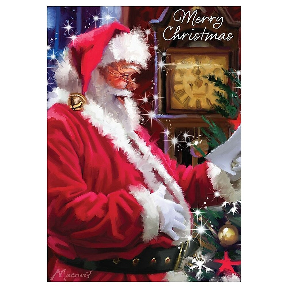 Image of Christmas Cards, Merry Christmas Santa, 18 Pack