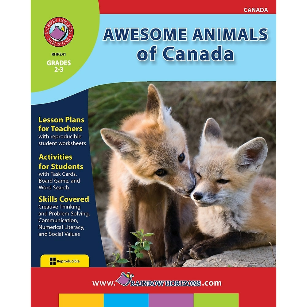 Image of eBook: Awesome Animals of Canada (PDF version - 1-User Download) - ISBN 978-1-55319-203-9 - Grade 2 - 3
