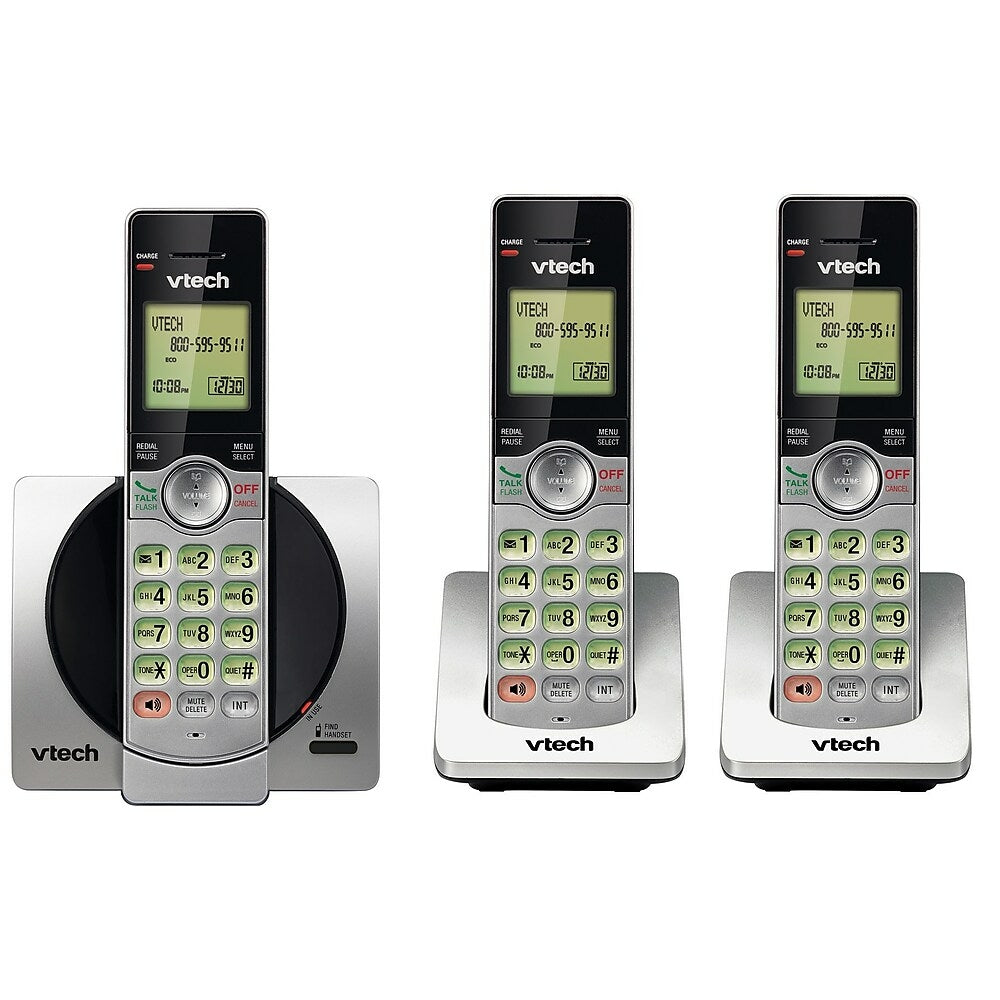 Image of Vtech CS6919-3 3-Handset Cordless Phone with Caller ID/Call Waiting